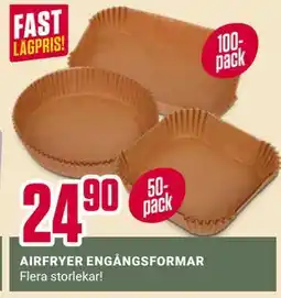 ÖoB AIRFRYER ENGÅNGSFORMAR erbjuda