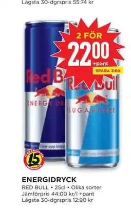 Willys ENERGIDRYCK erbjuda