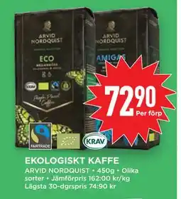 Willys EKOLOGISKT KAFFE erbjuda