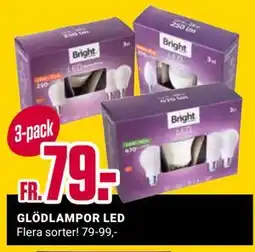 ÖoB GLÖDLAMPOR LED erbjuda