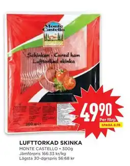 Willys LUFTTORKAD SKINKA erbjuda