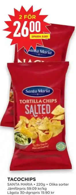 Willys TACOCHIPS erbjuda