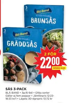 Willys SÅS 3-PACK erbjuda