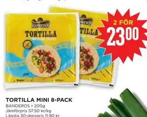 Willys TORTILLA MINI 8-PACK erbjuda