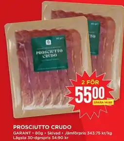 Willys Hemma PROSCIUTTO CRUDO erbjuda