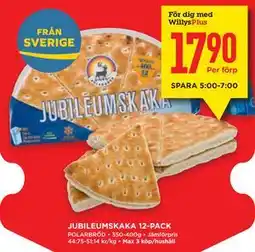 Willys Hemma JUBILEUMSKAKA 12-PACK, Medlemspris erbjuda