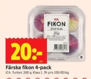 Färska fikon 4-pack
