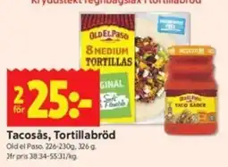 ICA Kvantum Tacosås, Tortillabröd erbjuda