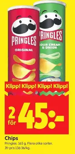 ICA Kvantum Chips erbjuda