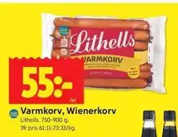 ICA Kvantum Varmkorv, Wienerkorv erbjuda