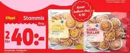 ICA Kvantum Kanelbullar, Vaniljbullar, Medlemspris erbjuda