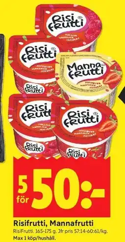 ICA Kvantum Risifrutti, Mannafrutti erbjuda