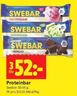 ICA Kvantum Proteinbar erbjuda