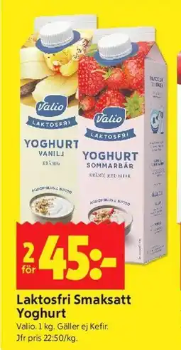 ICA Kvantum Laktosfri Smaksatt Yoghurt erbjuda