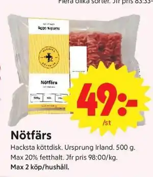 Nötfärs