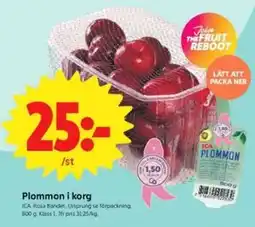ICA Nära Plommon i korg erbjuda