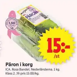 ICA Supermarket Päron i korg erbjuda