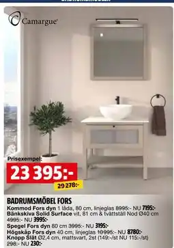 Bauhaus BADRUMSMÖBEL FORS erbjuda