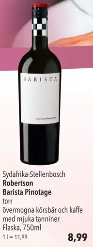 Citti Robertson Barista Pinotage, EUR 8.99 erbjuda