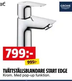 Bauhaus TVÄTTSTÄLLSBLANDARE START EDGE erbjuda