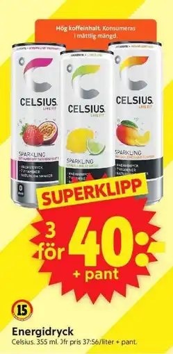 ICA Supermarket Energidryck erbjuda