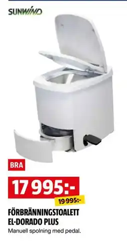 Bauhaus FÖRBRÄNNINGSTOALETT EL-DORADO PLUS erbjuda