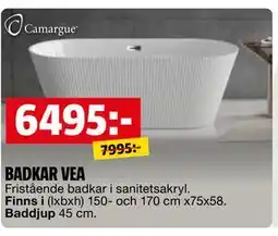Bauhaus BADKAR VEA erbjuda