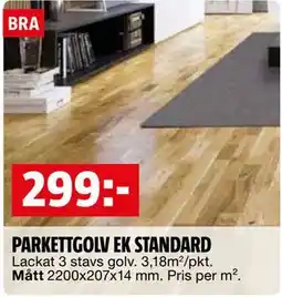 Bauhaus PARKETTGOLV EK STANDARD erbjuda