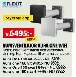 Bauhaus RUMSVENTILATOR AURA ONE WIFI erbjuda