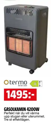 Bauhaus GASOLKAMIN 4200W erbjuda