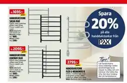 Bauhaus Spara 20% på alla handdukstorkar från PAX erbjuda