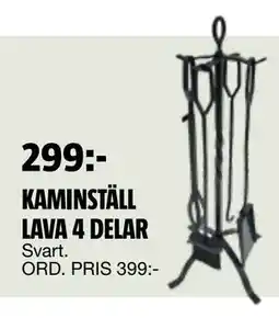 Bauhaus KAMINSTÄLL LAVA 4 DELAR erbjuda