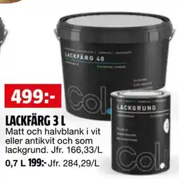 Bauhaus LACKFÄRG 3 L erbjuda