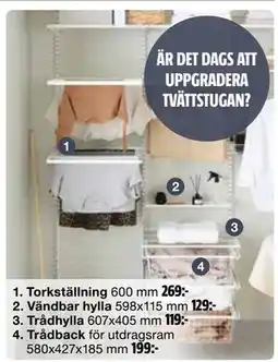 Bauhaus Torkställning erbjuda