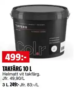 Bauhaus TAKFÄRG 10 L erbjuda
