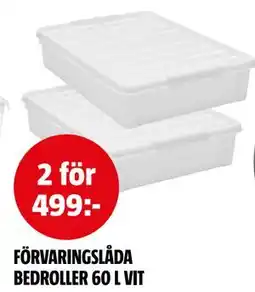 Bauhaus FÖRVARINGSLÅDA BEDROLLER 60 L VIT erbjuda