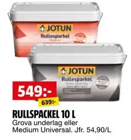 Bauhaus RULLSPACKEL 10 L erbjuda