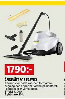 Bauhaus ÅNGTVÄTT SC 3 EASYFIX erbjuda