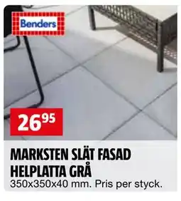 Bauhaus MARKSTEN SLÄT FASAD HELPLATTA GRÅ erbjuda