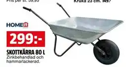 Bauhaus SKOTTKÄRRA 80 L erbjuda