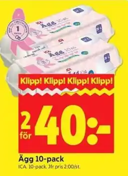 ICA Kvantum Ica ägg erbjuda