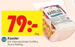 ICA Kvantum Kassler erbjuda