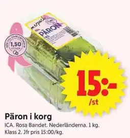 ICA Supermarket Päron i korg erbjuda