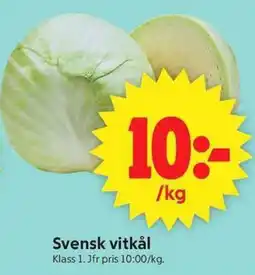 ICA Supermarket Vitkål erbjuda
