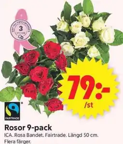 ICA Supermarket Ica rosor 9-pack erbjuda