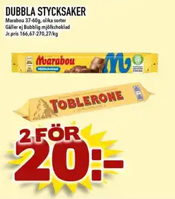 Rinkeby Matcenter Marabou mjölkchoklad erbjuda