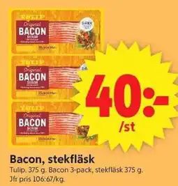 ICA Supermarket Tulip bacon erbjuda