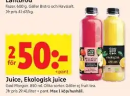 ICA Kvantum God morgon juice erbjuda