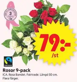 ICA Supermarket Ica rosor 9-pack erbjuda