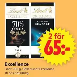 ICA Supermarket Lindt Excellence erbjuda